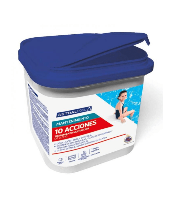 Diseño sin título Cloro multi action 10 plus 250g Astralpool - Imagen 1