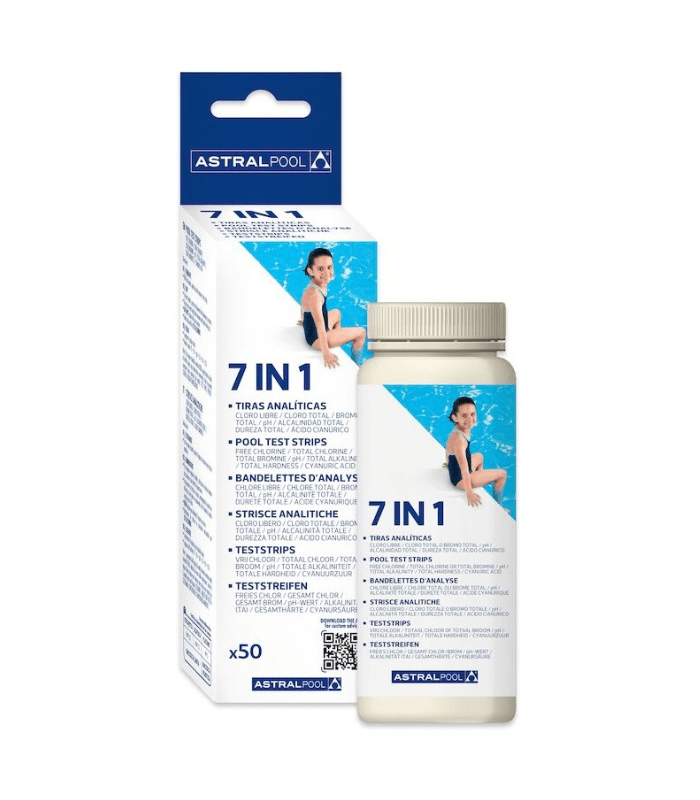 Tiras analíticas 7 in 1 Astralpool Tiras analíticas Astralpool - Imagen 1